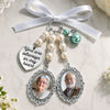 Personalized Photo Bouquet Charm - Sympathy Gifts For Brides - In Loving Memory