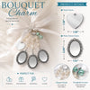 Personalized Photo Bouquet Charm - Sympathy Gifts For Brides - In Loving Memory