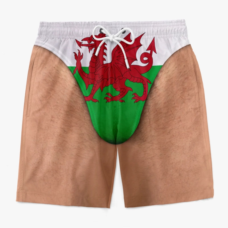 Personalized Funny Men Swim Trunks – Summer  Gift For Men – Catch Me by the Water