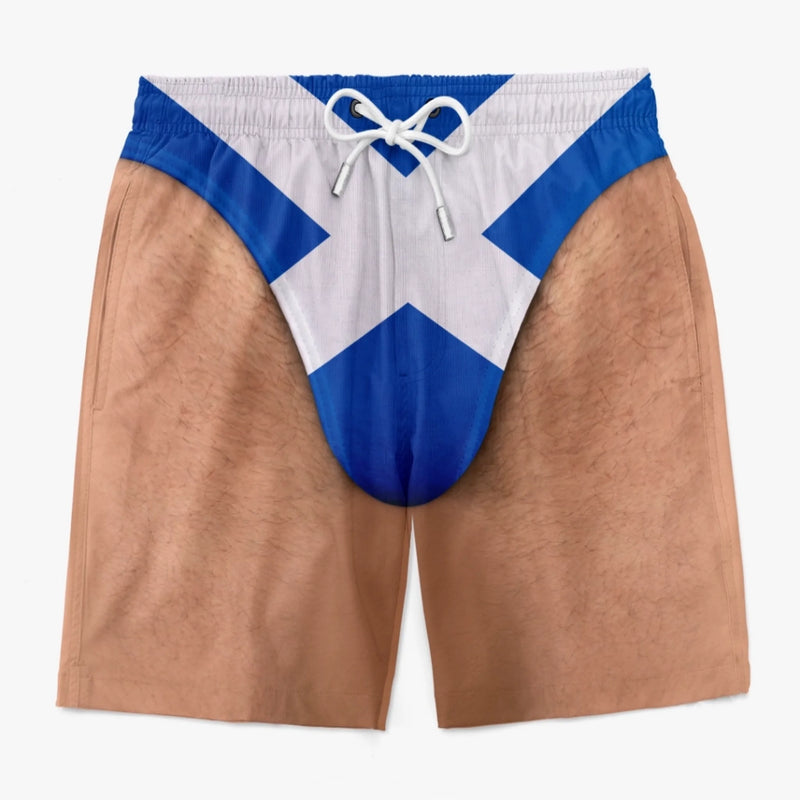 Personalized Funny Men Swim Trunks – Summer  Gift For Men – Living on Beach Time
