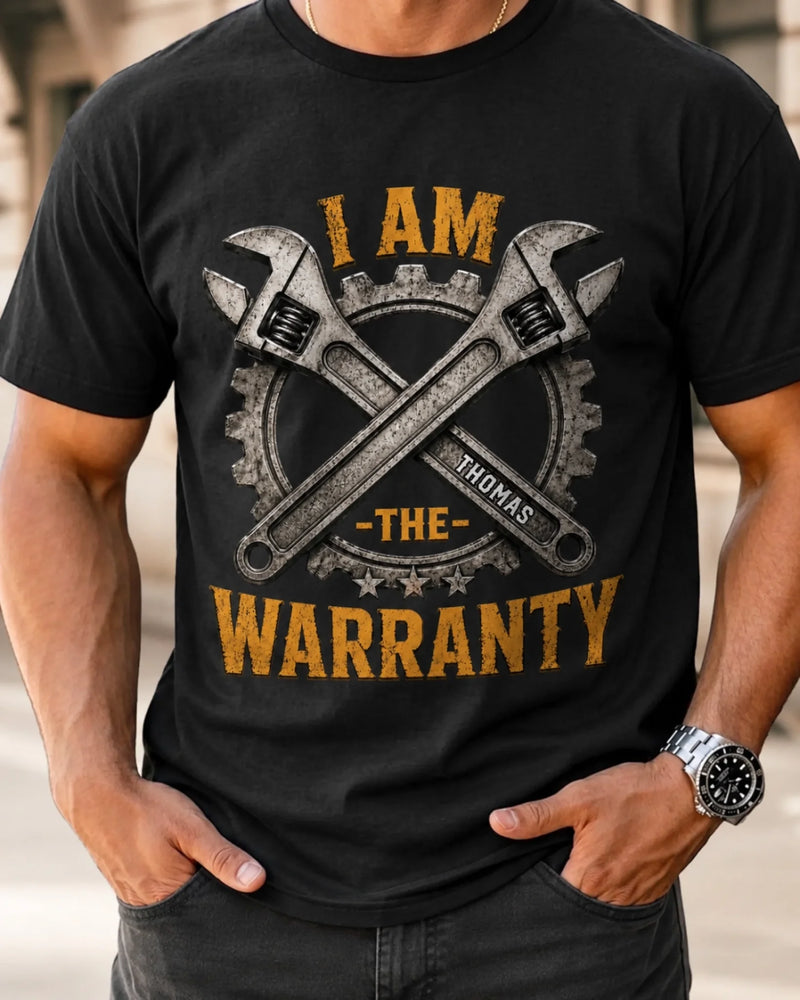 Personalized Unisex T-shirt, Hoodie - Gifts For Dad, Grandpa - I'm The Warranty
