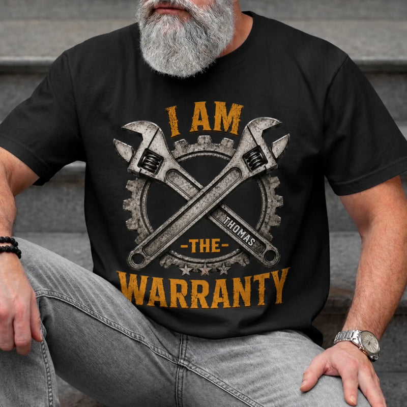 Personalized Unisex T-shirt, Hoodie - Gifts For Dad, Grandpa - I'm The Warranty