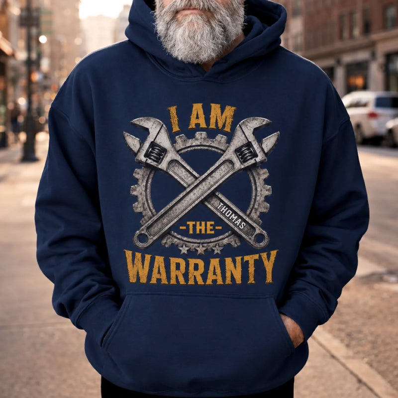 Personalized Unisex T-shirt, Hoodie - Gifts For Dad, Grandpa - I'm The Warranty