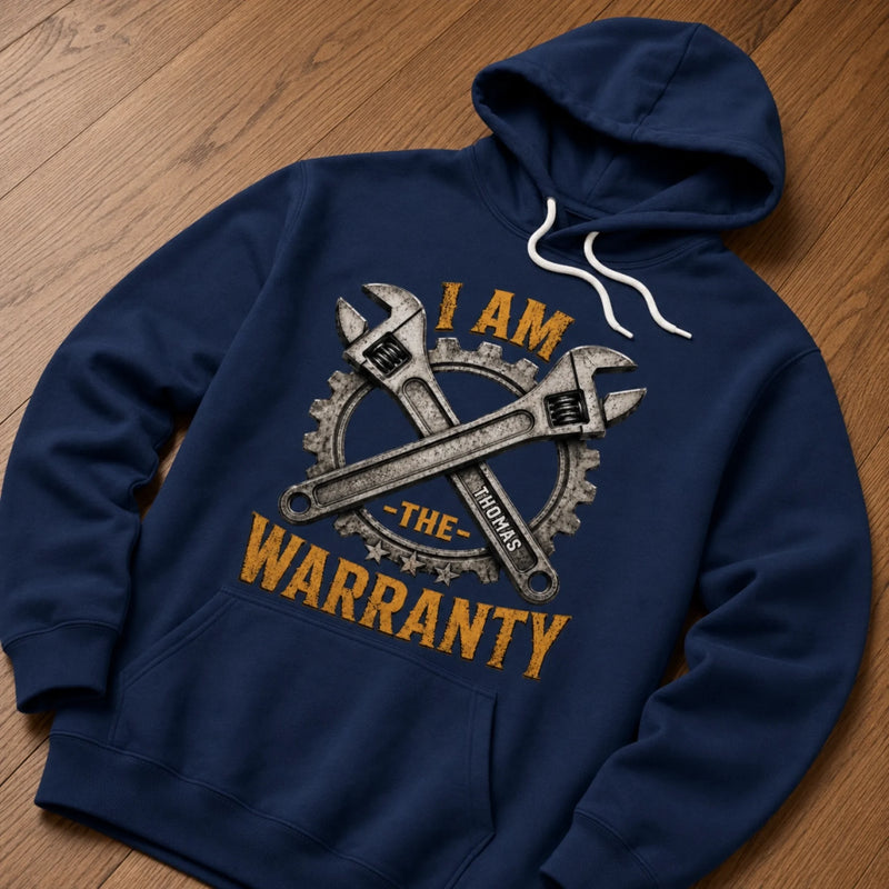 Personalized Unisex T-shirt, Hoodie - Gifts For Dad, Grandpa - I'm The Warranty