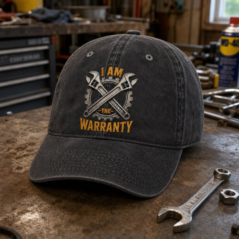 Personalized Cap - Gifts For Dad, Husband - The Warranty Man