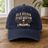 Personalized Cap - Gifts For Dad, Husband - Old Geeze