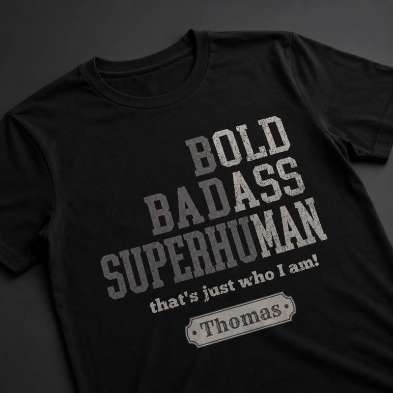 Personalized Unisex T-shirt, Hoodie - Funny Gifts For Husband, Dad, Grandpa - Badass By Choice
