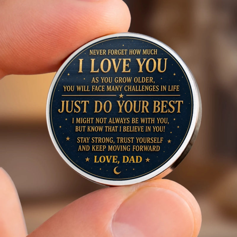 Personalized Pocket Hug - Gift For Son - Never Stop Exploring