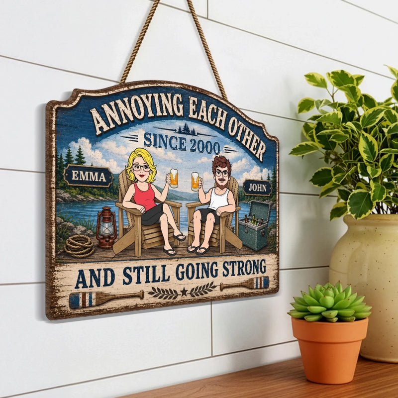 Personalized Wood Sign - Anniversary Summer Lake House Gift for Couple - Create Your Own Path