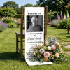 Personalized Photo Wedding Chair Sign - Sympathy Gift For Bride & Groom - Loved, Remembered, Missed