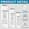 Personalized Wedding Chair Sign - Sympathy Gift For Bride & Groom - With Us In Spirit