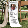 Personalized Photo Wedding Chair Sign - Sympathy Gift For Bride & Groom - Your Love Lives Forever