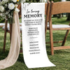 Personalized Wedding Chair Sign - Sympathy Gift For Bride & Groom - Gone But Never Forgotten