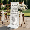 Personalized Wedding Chair Sign - Sympathy Gift For Bride & Groom - Forever Part Of Our Story