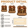 Personalized 2-Layered Wooden Plaque - Wedding Anniversary Gift For Couple - Together Through It All
