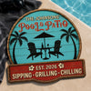 Personalized Wood Sign - Poolside, Summer Gift For Family - Paradise Found Here