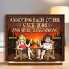 Personalized 2-Layered Wooden Plaque - Wedding Anniversary Gift For Couple - The Greatest Treasure