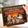Personalized 2-Layered Wooden Plaque - Wedding Anniversary Gift For Couple - The Greatest Treasure