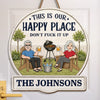 Personalized Wood Sign - Anniversary Summer Gift for Couple - Together Is Our Favorite Place