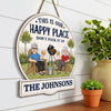 Personalized Wood Sign - Anniversary Summer Gift for Couple - Together Is Our Favorite Place