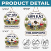 Personalized Wood Sign - Anniversary Summer Gift for Couple - Together Is Our Favorite Place