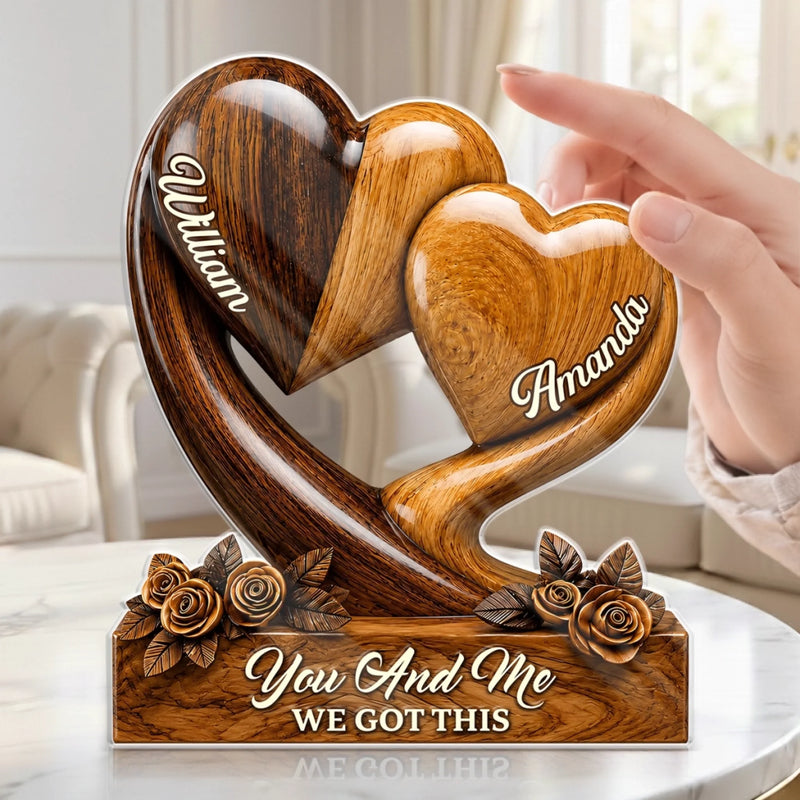 Personalized Acrylic Plaque - Wedding Anniversary Gift For Couple - Together Every Season