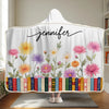 Personalized Snuggle Blanket, Hoodie Blanket - Gift For Book Lovers - Book Lover, Always
