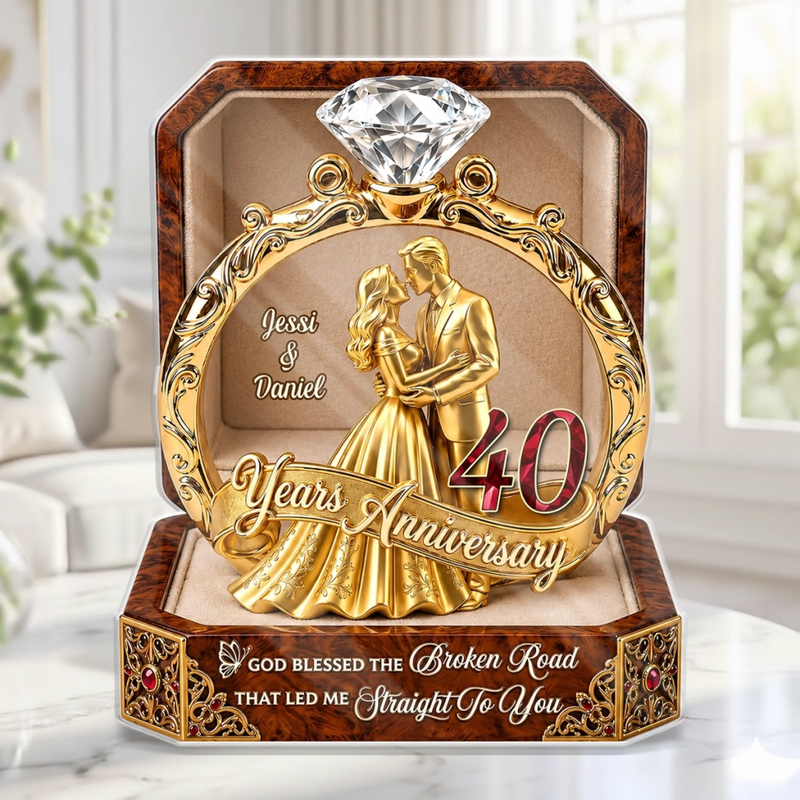 Personalized Acrylic Plaque - Wedding Anniversary Gift For Couple - Always In Our Era