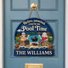Personalized Wood Sign - Poolside, Summer Gift for Couple - Cheers to Sunny Days