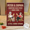 Personalized Building Brick Blocks - Anniversary Gift For Couple - Present In Our Hearts
