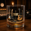 Personalized Whiskey Glass – Gifts For Music Lover – Music Is My Escape