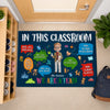 Personalized Home Decor Decorative Mat - Back To School Gift For Teachers - Mistakes Make Us Better