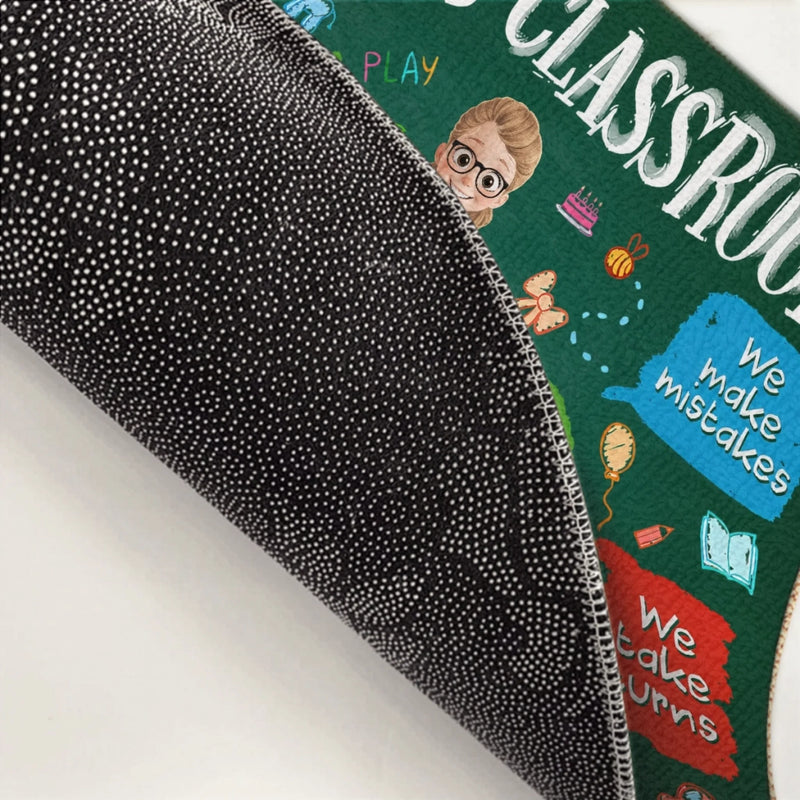 Personalized Home Decor Decorative Mat - Back To School Gift For Teachers - Mistakes Make Us Better