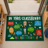 Personalized Home Decor Decorative Mat - Back To School Gift For Teachers - Mistakes Make Us Better