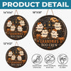 Personalized Wood Sign - Halloween Birthday Gift For Mom, Grandma - Witching Hour With My Boos