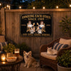 Personalized Home Decor Metal Sign – Anniversary Gift For Couple, Pet Lovers – Still Going Strong