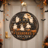 Personalized Wood Sign - Halloween Birthday Gift For Mom, Grandma - Haunted House Full Of Love