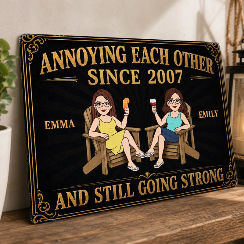 Personalized Home Decor Metal Sign – Anniversary Gift For Couple –  Still My Favorite