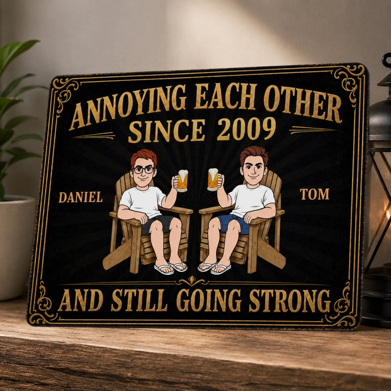 Personalized Home Decor Metal Sign – Anniversary Gift For Couple –  Still My Favorite