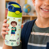 Personalized Kids Insulated Water Bottle – Back To School Gift For Kid – Watch Me Grow