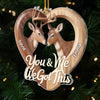Personalized Acrylic Ornament – Anniversary Gift For Couple – You’re My Favorite Catch