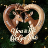 Personalized Acrylic Ornament – Anniversary Gift For Couple – You’re My Favorite Catch