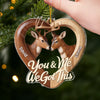 Personalized Acrylic Ornament – Anniversary Gift For Couple – You’re My Favorite Catch
