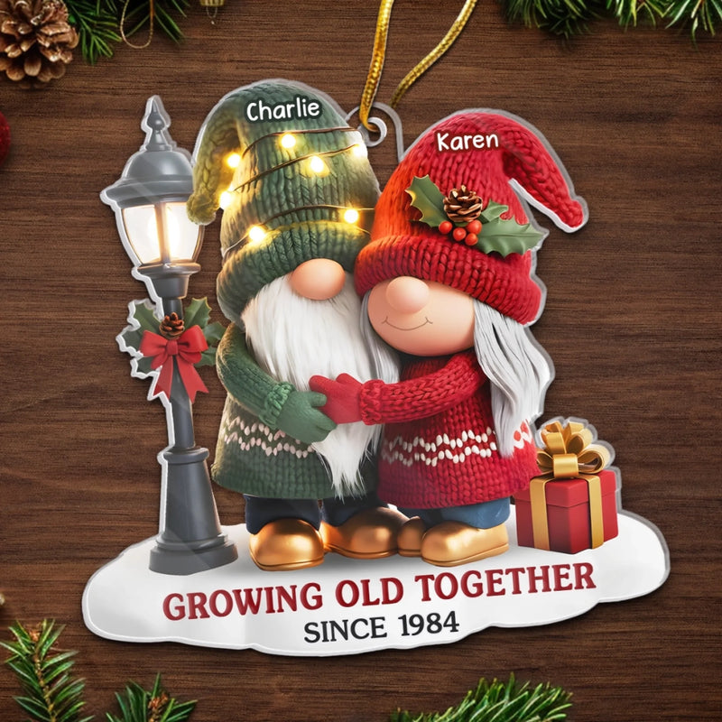 Personalized Acrylic Ornament – Christmas, Anniversary Gift For Couple – Our Story Continues