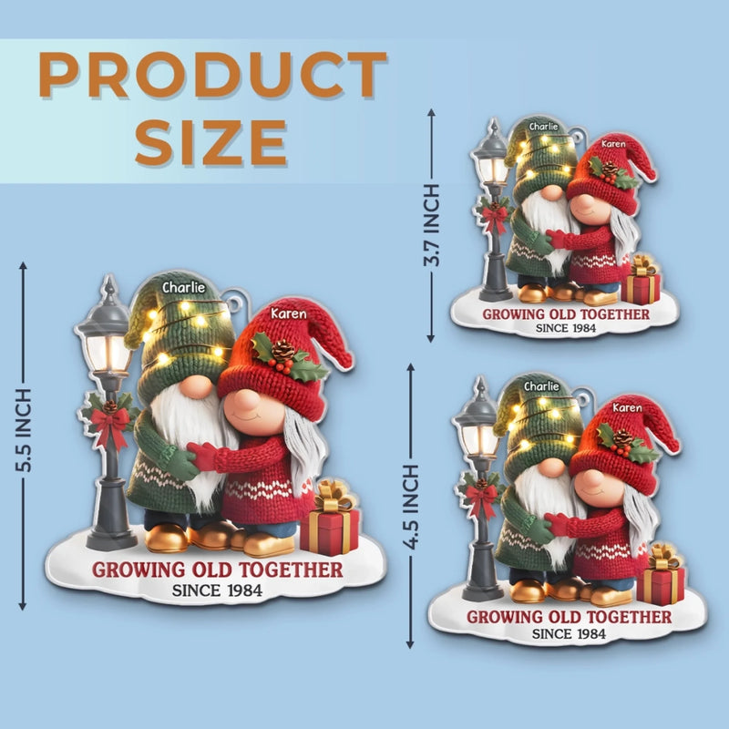 Personalized Acrylic Ornament – Christmas, Anniversary Gift For Couple – Our Story Continues