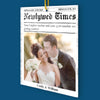 Personalized Photo Acrylic Ornament – Christmas, Wedding Gift For Couple, Newlyweds – True Love Makes Headlines