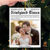 Personalized Photo Acrylic Ornament – Christmas, Wedding Gift For Couple, Newlyweds – True Love Makes Headlines