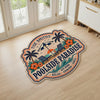 Personalized Shaped Doormat - Poolside, Summer Gift For Couple, Family - Making Summer Memories
