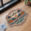 Personalized Shaped Doormat - Poolside, Summer Gift For Couple, Family - Making Summer Memories