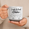Personalized Pottery Mug - Gift For Sister, Bestie, Best Friend - I Wish We Lived Closer